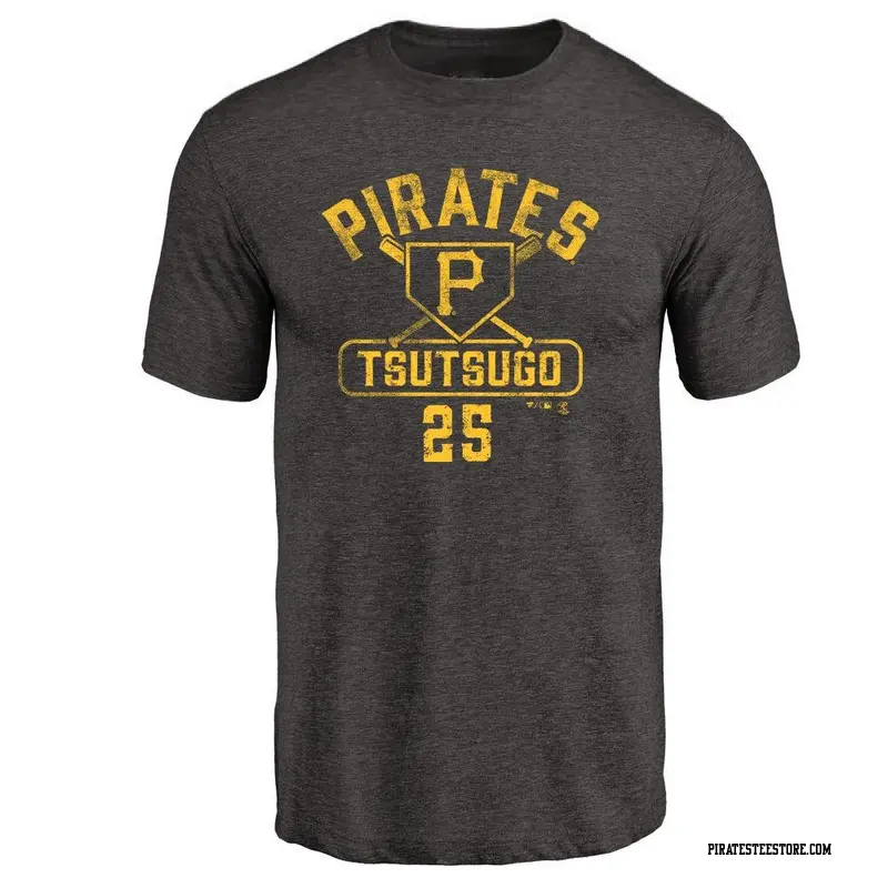 Men's Yoshi Tsutsugo Pittsburgh Pirates Midnight Mascot T-Shirt