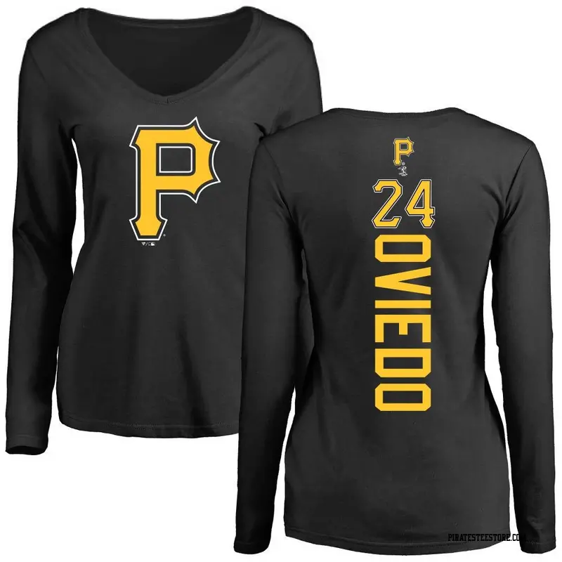 Jarlin Garcia Pittsburgh Pirates Youth Black Roster Name & Number T-Shirt 